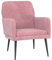 vidaXL Sessel Relaxsessel Relaxstuhl Loungesessel Polstersessel Wohnzimmersessel Lesesessel Fernsehsessel Polsterstuhl Rosa 62x79x79cm Samt
