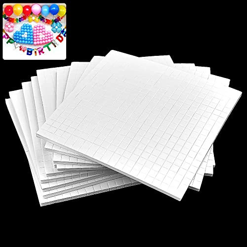 skytowards 4800 Pezzi Biadesivo Trasparente Fonoassorbente Adesivo Biadesivo Extra Forte Biadesivo Puntini Nastro Biadesivo per Scrapbooking, Biglietti D'auguri, Confezioni Regalo (5MM)