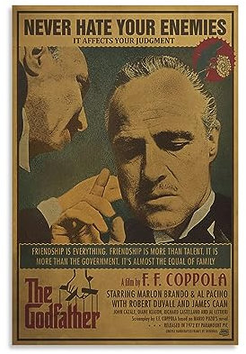 Filmposter The Godfather, Leinwand-Kunstdrucke, Poster, Foto, Gemälde, Poster, Raumdekoration, 30 x 45 cm, 26 Stück