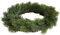 Botanic-Haus künstlicher Tannenkranz auf Reisig, Durchmesser ca. 28 cm