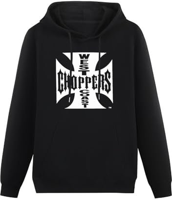 huanhuan West Coast Choppers Iron Cross Hoody Black Fashion Mens Hoodies Size 3XL