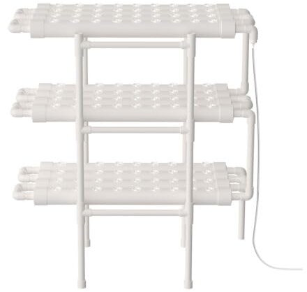 vinnyooc Hydrokultur-System, 108 Löcher, 3 Schichten, Gartenwerkzeug, Hydrokultur-Kits und Systeme für Hydrokulturen, für Blumen, Gemüse, Obst