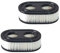 NEWHE Lot de 2 filtres à air de qualité supérieure pour moteurs Briggs & Stratton 550E 550EX Eco-Plus 575EX Series - Numéro de référence 798452 798339 593260 093000er 09P0000er 4247, 5432, 5432K