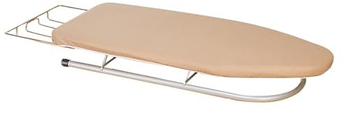 ISCBAFYX Ironing Board, Tabletop Ironing Board with Iron Rest, Extra Sturdy Compact Iron Board, Household Essentials Basic (Color : Gold, Size : Ironing boards)