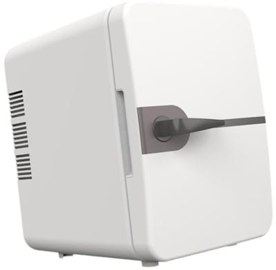 SiaBiced Mini Frigo de Chambre, Solution de Stockage Compacte et Innovante, blanc