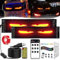 Devil Eyes Licht für Auto und LKW,2PCS dynamische LED-Augen-Lichtschilder für Auto,programmierbares Flex-Auto-LED-Display, App-Steuerungsdisplay mit benutzerdefiniertem Scroll-Text