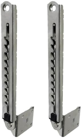 2 bisagras ajustables para barra de elevación, 10 engranajes, soporte de elevación de zinc blanco, bisagra angular para masaje, sofá, cama, tapas de escritorio (modelo D)