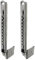 2 bisagras ajustables para barra de elevación, 10 engranajes, soporte de elevación de zinc blanco, bisagra angular para masaje, sofá, cama, tapas de escritorio (modelo D)