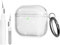 Teyomi Cover Trasparente compatibile con AirPods 4 con kit di pulizia, Custodia Protettiva compatibile con Airpods 4 con Moschettone, compatibile con la Case Airpods 4 (Ricarica Wireless, Glitter)