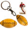 ERNESTINE - Porte-clés ballon rugby en bois d'olivier - cadeau rugbyman amateur - cadeau joueur rugby - idée cadeau rugby Toulouse - porte-clés sport cadeau fête papa papi - cadeau passion sport rugby