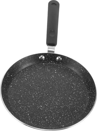 CIYODO Sartén De Piedra Para Tortillas Antiadherente 6 Pulgadas Negro Para Cocina