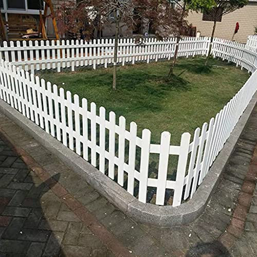 Gartenzaun aus Kiefernholz, Barriere für Gartenlandschaften im Freien, 60 cm x 35 cm x 20 cm, Farbe Weiß, Grenzzaun für Gärten (Braun, 60 x 35 x 20 cm)