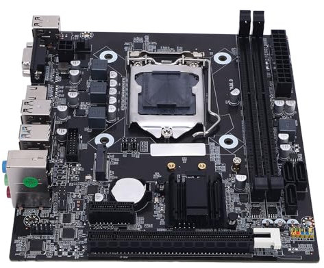Oreilet Scheda Madre per Computer H81 con LGA 1150, Scheda Madre per Gaming H81 NVMe NGFF 6 Gbs per Processori CPU Core I3 I5 I7 di Quarta Generazione, E3 V3, Celeron G