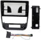 FHCBUTAE Panneau Stéréo Kit De Tableau De Bord Autoradio 9 Pouces Cadre Audio Adaptateur GPS pour Peugeot 406 1995-2005(Black Frame Cable)