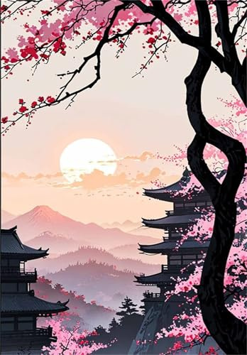 Puzzle 2000 Teile Erwachsene Japanische Landschaft, Kreative Unterhaltung, Herausforderndes Rätsel, Spaß, Klassisches Puzzle 100 x 70 cm 2000 Teile Puzzle