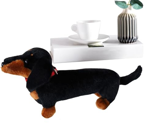 Uomianty Peluche de Teckel,Muñeca Abrazable De Perro | Almohada de Animal de Peluche para Niños - para Niños Adultos Guardería Hogar Sofá Cama Sala De Juegos Coche Cumpleaños Y