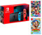 Nintendo Switch rot/blau neon 32 GB Pack + Mario Kart 8 Deluxe + Donkey Kong: Tropical Freeze