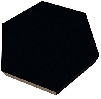 PolySound Schallschutzwand & Breitbandabsorber ECO Hexagon Ø200mm - Farbe: schwarz Stärke: 3cm