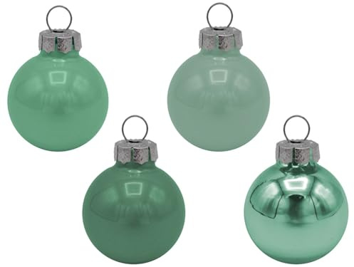 Unbekannt 45 Weihnachtskugeln Christbaumkugeln Grün Mint Salbei Petrol Christbaumschmuck Weihnachtsdeko Weihnachten Deko