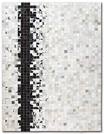 Große Kuhfell Teppiche Patchwork Schwarz und weiß kuhfell Decke Deko Kuhhaut Teppiche for Wohnzimmer Schlafzimmer Kinder-Zimmer Modern Design Home Decor