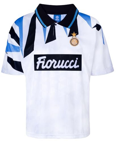 Score Draw Internazionale 1992 Away Shirt White/Black Large