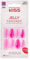 KISS Jelly Fantasy Collection, Jelly Baby, Long Length Translucent Sculpted Nails, Includes 28 False Nails, Nail Glue, Nail File, and Manicure Stick