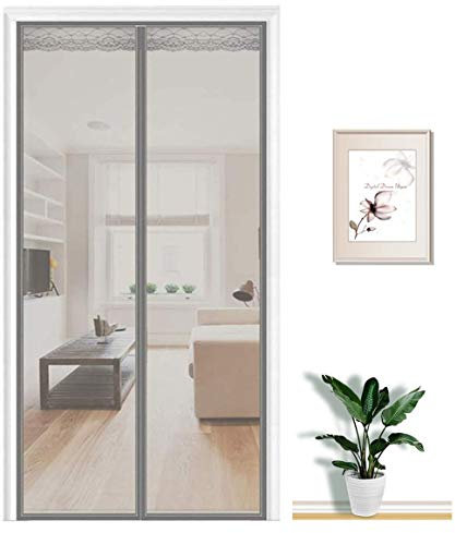 Zanzariera magnetica per finestra, tutte le dimensioni, tenda in rete, tenda a rete con magneti, nastro autoadesivo senza punzone per varie finestre o porte del balcone