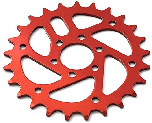 KHEbikes KHE BMX Kettenblatt 25 Zähne ROT ELOXIERT CNC nur 78g