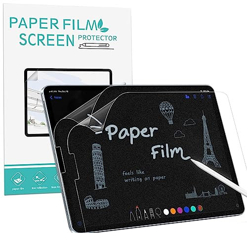 2 pezzi Protezioni dello Schermo in Carta per iPad Pro 12.9 3a 4a 5a 6a Generazione Anti impronte Digitali pellicola Opaca per Disegnare Prendere Appunti Sentendosi Come su Carta