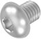 SECCARO Viti a testa piatta, M5 x 6 mm, in acciaio inox V2A VA A2, ISO 7380, esagonali, 20 pezzi