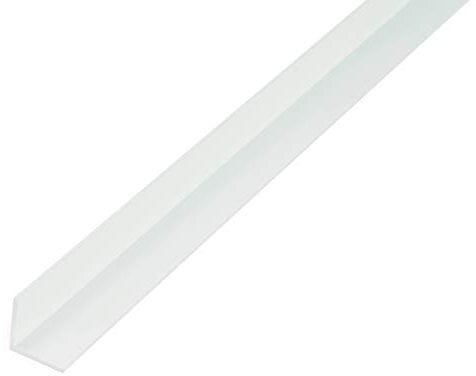 Alberts 472191 Cornière | PVC Blanc | 1000 x 20 x 20 mm Profilés