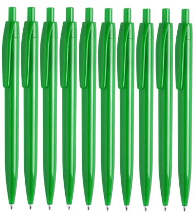 NIPORO Kugelschreiber Schwarz oder Blau 50 Stück Mine Blau Nachfüllbar (Grün)