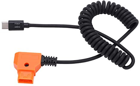 USB C auf D Tap Stromkabel, USB C Handy Tablet Gerät auf D Tap Power Spring Kabeladapter, USB Konverter Stecker für Digitalkamera Zubehör