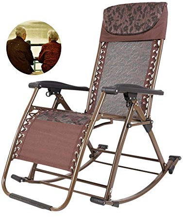 Verstellbare Schaukel-Sonnenliege Klappbarer Schaukelstuhl für den Außenbereich mit Kissen für Garten, Terrasse, Decksunterstützung 200 kg