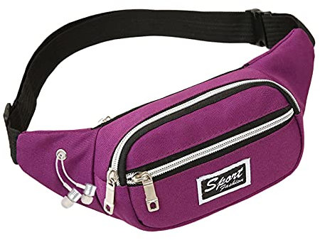 Innerternet Gürteltasche Gürteltasche Wasserdicht Damen und Herren Sport Hüfttasche Umhängetasche Outdoor Bauchtasche Wandern Taille Tasche für Handy Schwarz Laufgürtel Umhängetasche Geldgür
