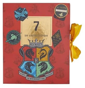 Harry Potter Hogwarts Adventskalender 7 Tage Wichtel Überraschung Schreibwaren-Set Weihnachten Neuheit Kinder Erwachsene Spaß Urlaub Xmas Geschenkidee
