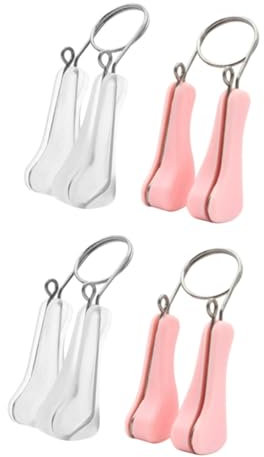 minkissy 4 Stück Nase Höher Clip Kuscheln Heben Nasenschönheitswerkzeug Nasenclips Nasenrückenglätter Nase Nach Oben Formen Nasenlifter Haarglätter Nasensteg-clip Hohes Gerät Gestaltung
