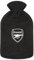Arsenal F.C. Hot Water Bottle with Soft Cover 1.8L - Football Gifts for Him (Black)
