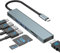 USB C Hub 7 in1 Multiport Adapter with USB-C to 4K HDMI, SD/TF Card Reader/1*USB 3.1/2*USB 2.0/1*Type C 100W Power Delivery, Compatible with MacBook Pro 2022/2021/2020/2019, Surface Book More