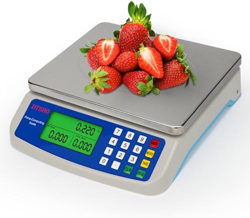 Balance de cuisine professionnelle 40kg Numérique en acier inoxydable balance électronique de cuisine PCS comptant les échelles ' avec LCD balances alimentaire pour Alimentaire Multifonctionnel