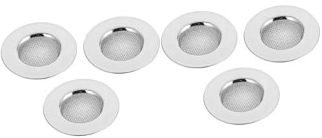 Housoutil 6 Piezas Colador De Fregadero De Malla Gruesa Drenaje De Piso De Acero Inoxidable