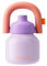 CHAKO LAB Water Bottle with Straw and Carry Handle | Wide Mouth Vacuum Insulated Stainless Steel Metal Bottles| Reusable, Leak-Proof & BPA Free | 1000ml Purple&Orange