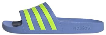 adidas Adilette Aqua Slides TOBOGGANS Mixte, Blue Fusion Lucid Lemon Blue Fusion, 38 EU