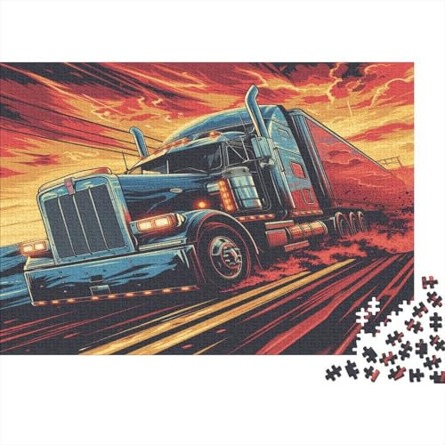 LKW Puzzlespiel 1000 Teile, Puzzle Erwachsene 1000 Teile, Impossible Puzzle GesKükenlichkeitsspiel Für Die Ganze Familie, Puzzle Erwachsene 1000 Teile Puzzel 1000pcs (75x50cm)