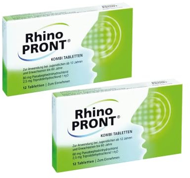RHINOPRONT Kombi Tabletten Doppelpackung (2x 12St)