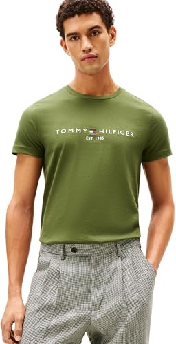 Tommy Hilfiger Herren T-Shirt Kurzarm Slim Fit