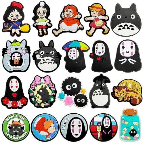 PQKL-party Schuhanstecker Schuh Charms 20pcs Anime anstecker Schuhanstecker | Charms für Shoe zubehör Schuh Charm DIY zubehör