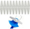 10PCS Lames de Rechange en Acier Inoxydable pour Tondeuse à Gazon, Coupe Bordure, Mini Tondeuse, Lame Métal Tranchante Compatible Tondeuse Électrique, Accessoires Jardin