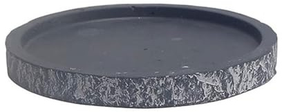 Sottovaso per piante Sottovasi for piante in finta pietra for interni ed esterni, vaschetta raccogli gocce in cemento for vasi da fiori for giardinaggio domestico Contenitore per vasi di fiori(Grande)