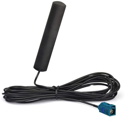 Auto WLAN Bluetooth LTE-Antenne, FAK RA Kopf | Verlängerungskabel 3m, 2.4GHz Antenne,Kompatibel mit SUV Auto Stereo,Telematics Security Bluetooth Module Head Unit Empfänger